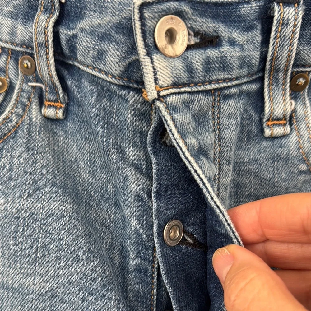 MEN Rag & Bone Slim Blue Jeans Timeless Appeal - Picture 4 of 8